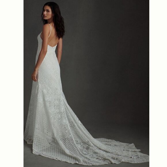 BHLDN Rush Anna Corset Lace Fit & Flare/ size 6